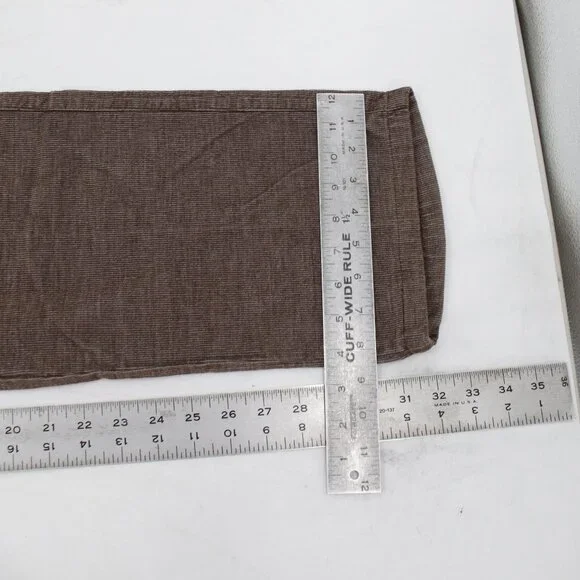 Peter Millar pants Mens 36 L32 Cotton Corduroy flat front business casual pocket - Picture 7 of 12